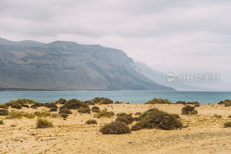 兰扎罗特在La Graciosa海滩